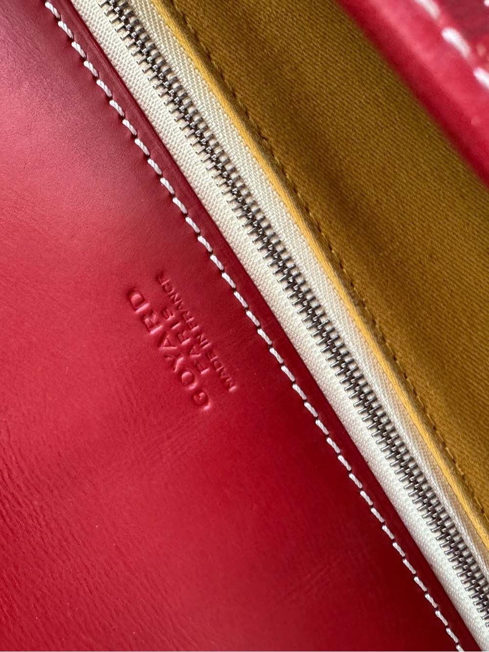 Goyard Red Belvedere PM Messenger Bag - Picture 10 of 13